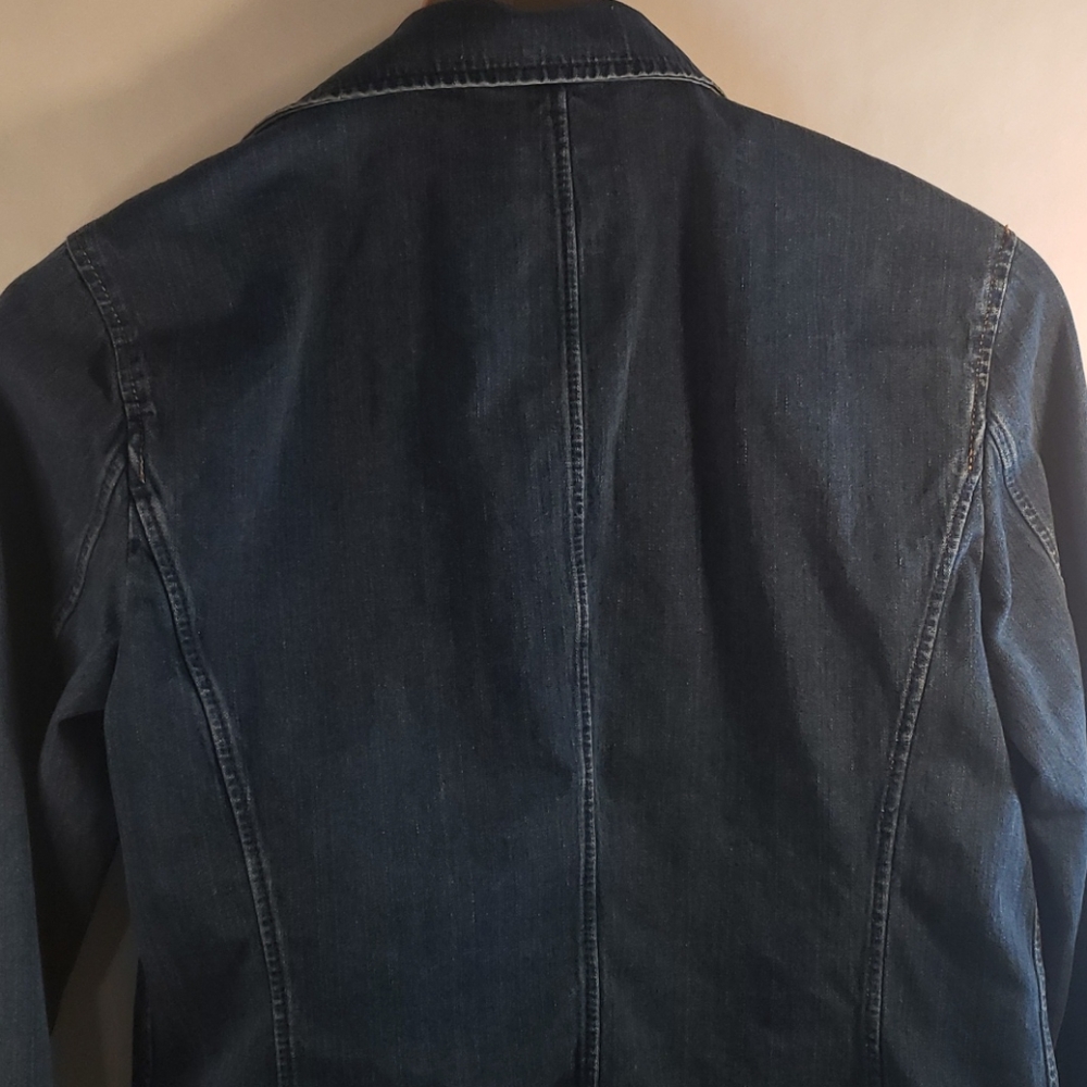 Lauren Ralph Lauren Military Style Denim Jacket - Picture 6 of 10